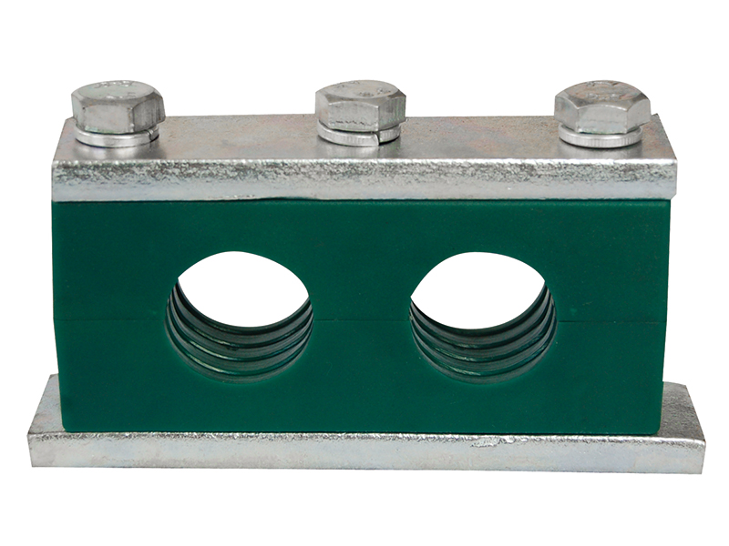 重型双联塑料管夹